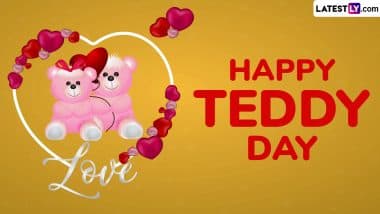 Teddy Day 2025 Wishes: Celebrate Valentine Week With These Cute Teddy Images, Romantic Messages, Quotes, Greetings, GIFs and HD Wallpapers