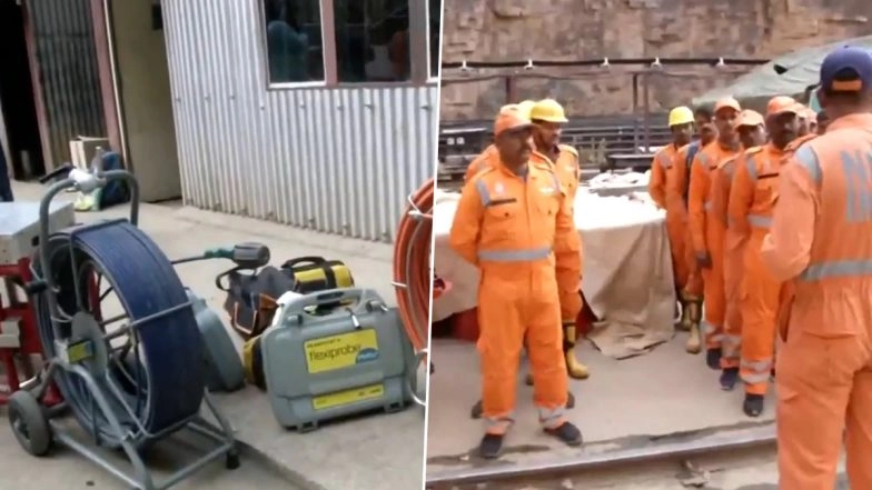 Endoscopic, Robotic Cameras Brought In for Rescue Operation at SLBC Tunnel in Telangana 