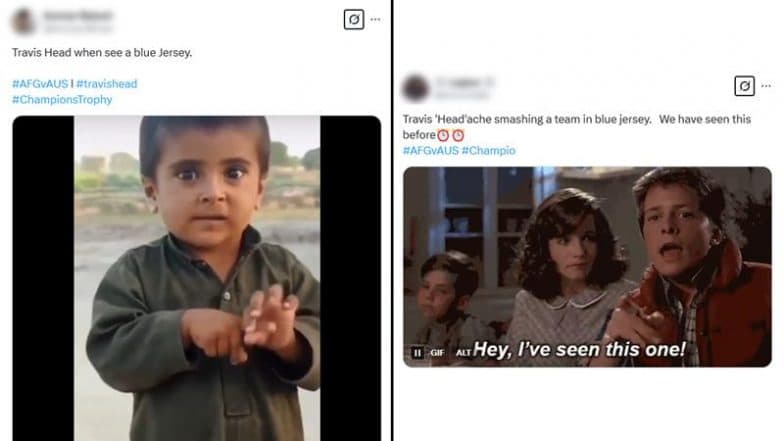 Travis Head Funny Memes Go Viral After Australia Star Smashes Quickfire Half-Century During AFG vs AUS ICC Champions Trophy 2025