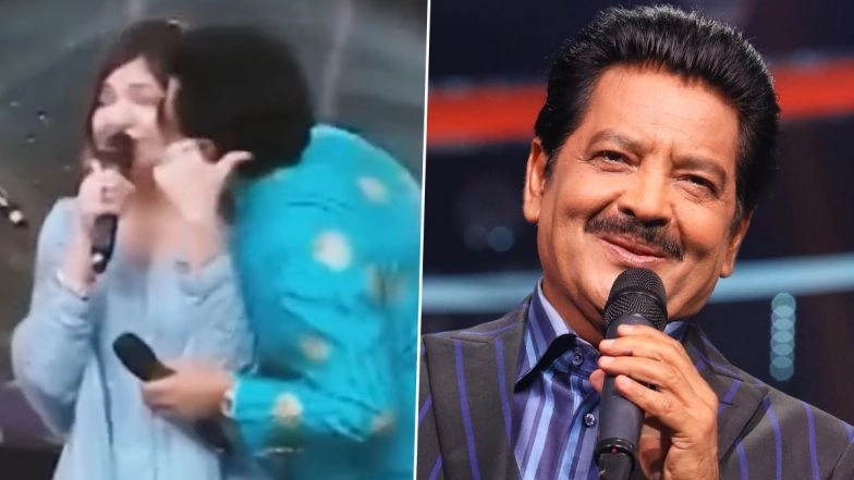 Video of Udit Narayan Kissing Alka Yagnik Goes Viral - WATCH 
