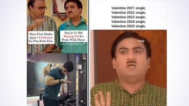 Jethalal Memes For Valentine's Day 2025: These TMKOC Funny Meme Templates, Hilarious Jokes, Trending Instagram Reels and Images Are Relatable AF For Singles