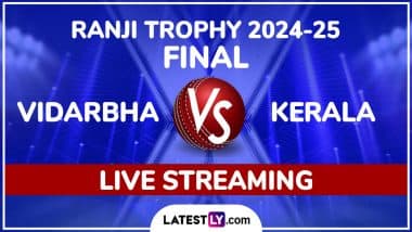 Where to Watch Vidarbha vs Kerala, Ranji Trophy 2024–25 Final?