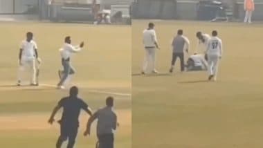 Virat Kohli Fan Who Breached Security to Meet Him During Delhi vs Railways Ranji Trophy 2024–25 Match Says He Won't Wash His Jacket After Star Cricketer Touched It (Watch Videos)