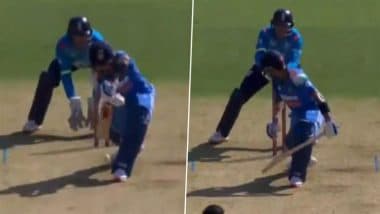 Virat Kohli Wicket Video: Watch Star Indian Batter Get Dismissed Caught Behind By Adil Rashid During IND vs ENG 3rd ODI 2025