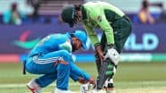 Virat Kohli Shows Nice Gesture As He Ties Naseem Shah's Shoelaces During IND vs PAK ICC Champions Trophy 2025 (See Pic)