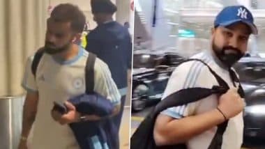 Rohit Sharma, Virat Kohli and Other Team India Cricketers Arrive At Dubai For ICC Champions Trophy 2025 (Watch Video)