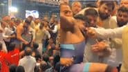 Wrestler Shivraj Rakshe Kicks Referee, Grabs His Collar While Protesting Against Decision During Maharashtra Kesari Bout; Police Intervene to Restore Order (Watch Video)