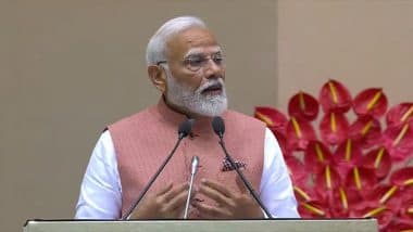 PM Narendra Modi Inaugurates 98th Akhil Bharatiya Marathi Sahitya Sammelan in Delhi, Says ‘Marathi Language Has Given Country Rich Dalit Literature’ (Watch Video)