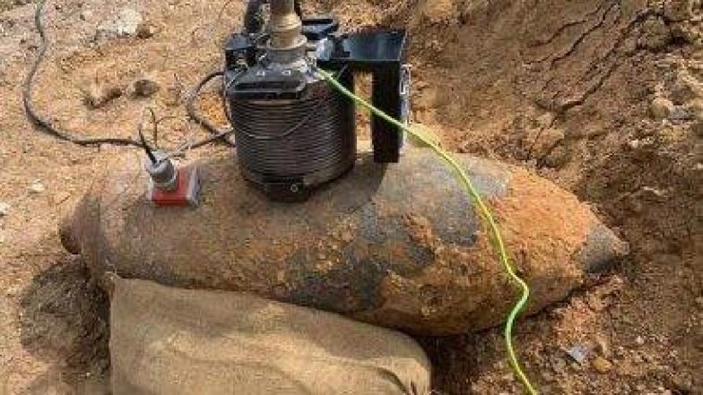 Assam: World War II Era 182 Kg Bomb Defused by Air Force in Lakhimpur District