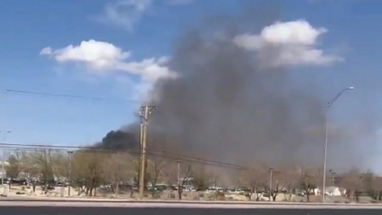 Texas Fire: 5 Injured As Massive Blaze Erupts Near El Paso International Airport (Watch Video)