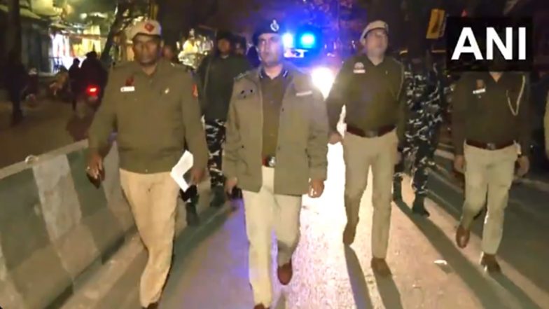 Delhi Assembly Elections 2025: Security Tightened With Intensive Checks and Route Marches in Sensitive and Vulnerable Areas Across City (Watch Videos)