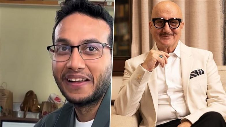 Anupam Kher Gives Acting Lesson to OYO Founder Ritesh Agarwal, Says ‘There’s an Actor in Every Person’ (Watch Video)
