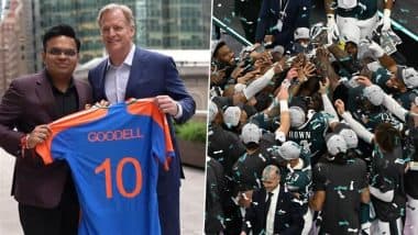 ICC Chairman Jay Shah Congratulates Super Bowl LIX Winners Philadelphia Eagles, Extends Wishes to NFL Commissioner Roger Goodell on Grand Success of Mega Event (See Post)