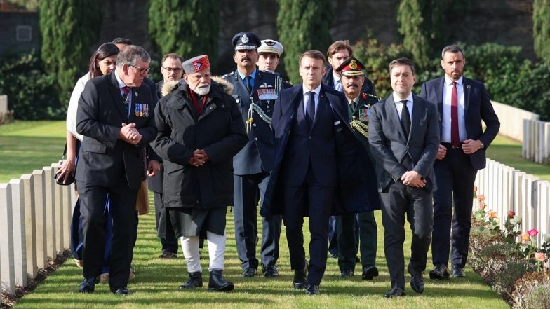 France: PM Modi Visits Mazargues War Cemetery, Pays Tribute to Fallen Indian Soldiers