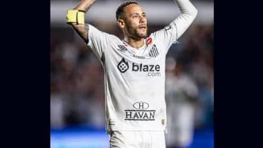 Neymar Scores First Goal For Santos FC On His Return Handing His Side 3-1 Win Over Agua Santa in Campeonato Paulista 2025 Group Stage Match