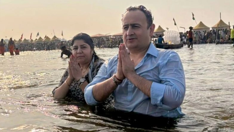Maha Kumbh 2025: Producer Vinod Bhanushali’s Divine Experience at Prayagraj’s Triveni Sangam