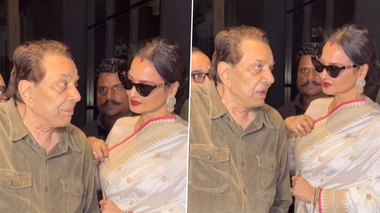 'Loveyapa': Rekha and Dharmendra Reunite at Special Screening, Adding Glamour to Junaid Khan’s Bollywood Debut
