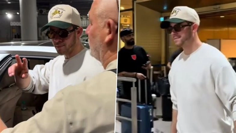 Nick Jonas Arrives in Mumbai for Priyanka Chopra’s Brother Siddharth’s Wedding Celebrations!