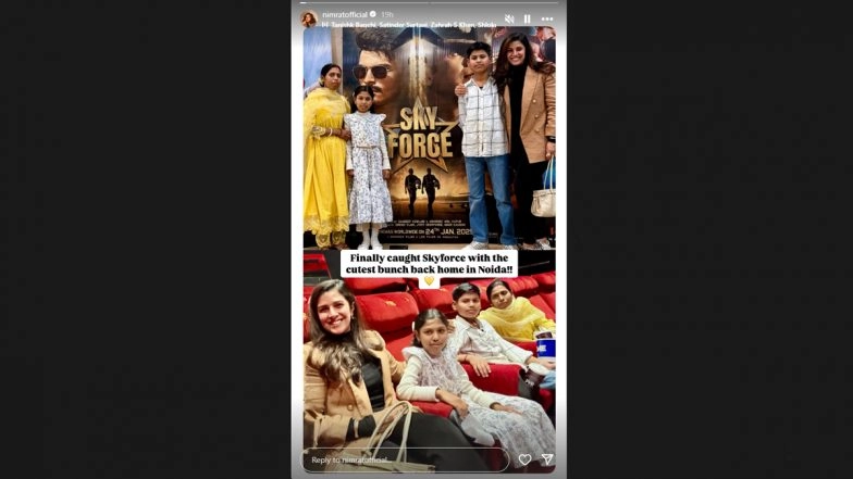 'Sky Force': Nimrat Kaur Expresses Gratitude by Hosting a Special Screening for Her Househelp and Their Families!