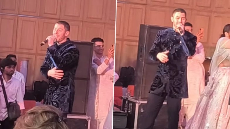 Nick Jonas Sings ‘Maan Meri Jaan’ at Siddharth Chopra’s Sangeet as Priyanka Dances to Bollywood Hits!