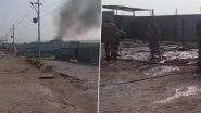 Mahakumbh Mela Fire: Blaze Erupts at 2 Camps of Maha Kumbh Mela in Prayagraj, No Casualty Reported (Watch Video)