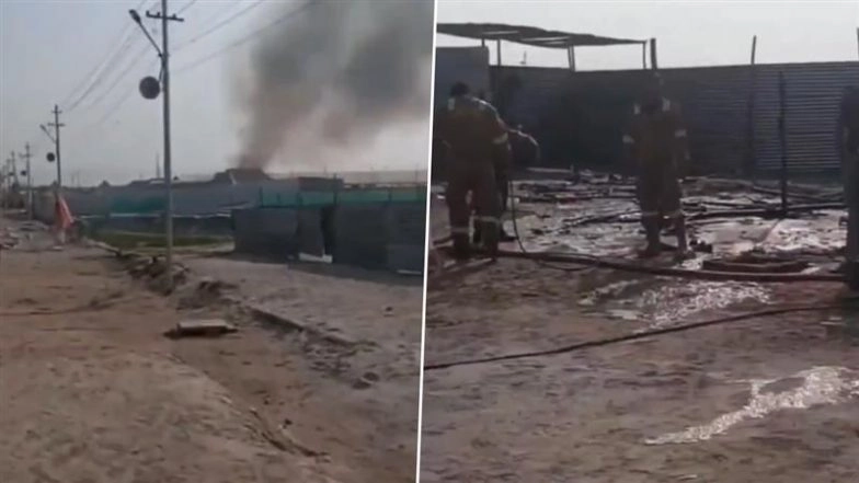 Prayagraj: Fire Breaks Out at 2 Tents in Maha Kumbh Mela