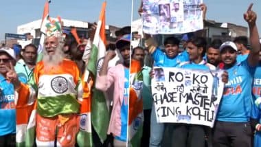 IND vs ENG 3rd ODI 2025: Fans Gather at Narendra Modi Stadium for India Against England Match (Watch Video)