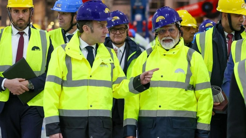 France: PM Modi, Macron Visit Cardache Thermonuclear Experimental Reactor Facility