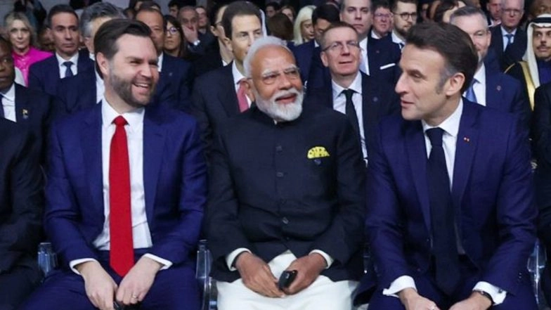 PM Modi Sat Next to US Vice President JD Vance at Paris AI Action Summit