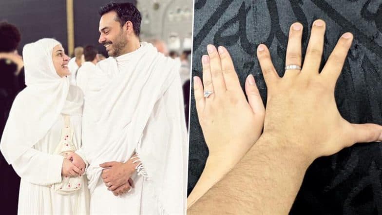 ‘Qubool Hai’: Pakistani Actors Kubra Khan and Gohar Rasheed Get Married in Makkah; Newlyweds Share Photos From Their Nikah Ceremony on Insta (View Post)