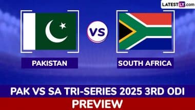 Pakistan vs South Africa Tri-Series 2025 3rd ODI Preview: Likely Playing XIs, Key Battles, H2H and More About PAK vs SA Tri-Nation Cricket Match in Karachi