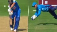 Rohit Sharma Wicket Video: Indian Captain Falls For One After An Absolute Peach From Mark Wood Gets Rid Of Ace Opener During IND vs ENG 3rd ODI 2025