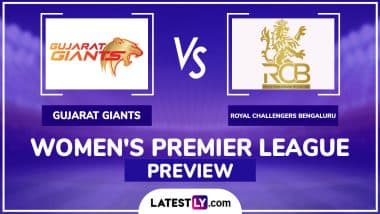 GG-W vs RCB-W WPL 2025 Preview: Likely Playing XIs, Key Battles, H2H and More About Gujarat Giants vs Royal Challengers Bengaluru Women's Premier League Match in Vadodara