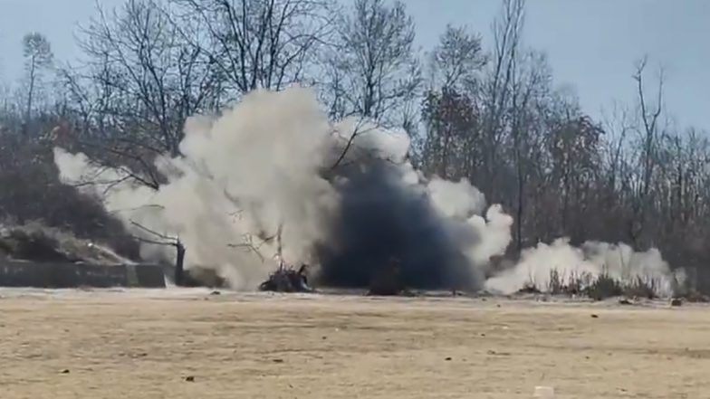 Bomb Disposal Squad Destroys the Suspicious Object Found