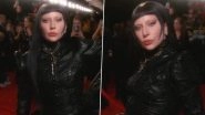 Grammy Awards 2025: Lady Gaga Stuns in Black Vivienne Westwood Gown and Vintage Tiffany Necklace (Watch Video)