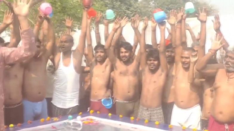 Mahakumbh Mela 2025: Holy Water of Triveni Sangam Brought to UP Jails, 90 Thousand Inmates Get Maha Kumbh Experience (Watch Videos)