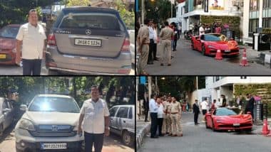 Ferraris, Porsches, BMWs and Other Luxury Cars Seized by Bengaluru Transport Department for Plying Without Paying Taxes (Watch Video)