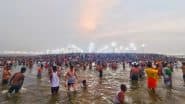 Mahakumbh’s Final ‘Snan’ on Mahashivratri: Maha Kumbh Sees Massive Surge of Devotees at Triveni Sangam in Prayagraj on Maha Shivratri 2025 (Watch Videos)