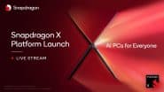 Snapdragon X India Launch Live Streaming: Watch Online Telecast of Launch of Snapdragon X Series, AI PCs Solution