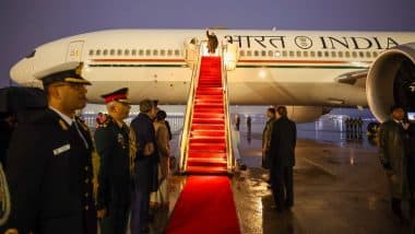 PM Modi in US: Prime Minister Narendra Modi Arrives in Washington DC for Bilateral Meeting With President Donald Trump (See Pics and Video)