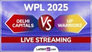 Delhi Capitals vs UP Warriorz WPL 2025 Free Live Streaming Online: Watch TV Telecast of DC-W vs UPW-W Women's Premier League T20 Cricket Match on Star Sports and JioHotstar Online