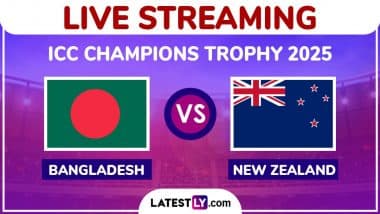  ICC Champions Trophy 2025: Bangladesh vs New Zealand Free Live Streaming Online