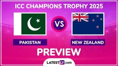 Pakistan vs New Zealand ICC Champions Trophy 2025 Preview: Likely Playing XIs, Key Battles, H2H and More About PAK vs NZ CT Cricket Match in Karachi