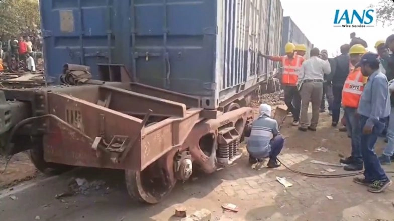 Three Wagons of Goods Train Derail Near Rourkela Railway Station