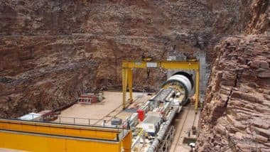 Tunnel Collapse in Telangana: 7 Workers Feared Trapped After Portion of Under-Construction Tunnel as Part of Srisailam Left Bank Canal Collapses in Nagarkurnool (See Pics and Videos)