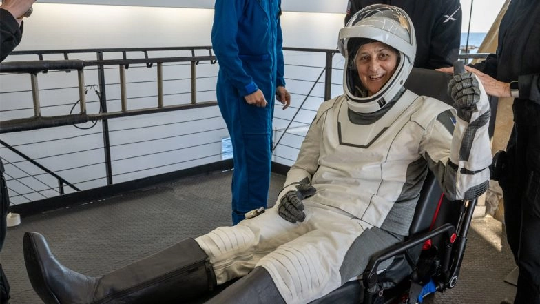  Stuck in Space for over Nine Months, Sunita Williams Returns to Earth