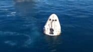 Sunita Williams Returns: Dolphins Welcome NASA Astronauts As SpaceX Capsule Splashes Down off Florida Coast, Video Surfaces