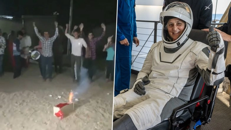 Gujarat: Sunita Williams' Home Village Celebrates Her Safe Return to Earth with Aarti and Prayers
