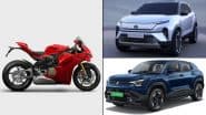 Upcoming Car and Bike Launches in March 2025: From Maruti Suzuki e Vitara to Tata Harrier EV and Ducati Panigale V4, Here’s List of Upcoming Vehicles To Launch