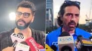 Neta XI vs Abhineta XI Cricket Match: Arjun Kapoor and Arjun Rampal Join BJP MP Anurag Thakur To Promote ‘TB Mukt Bharat’ Initiative Through T20 Match (Watch Videos)